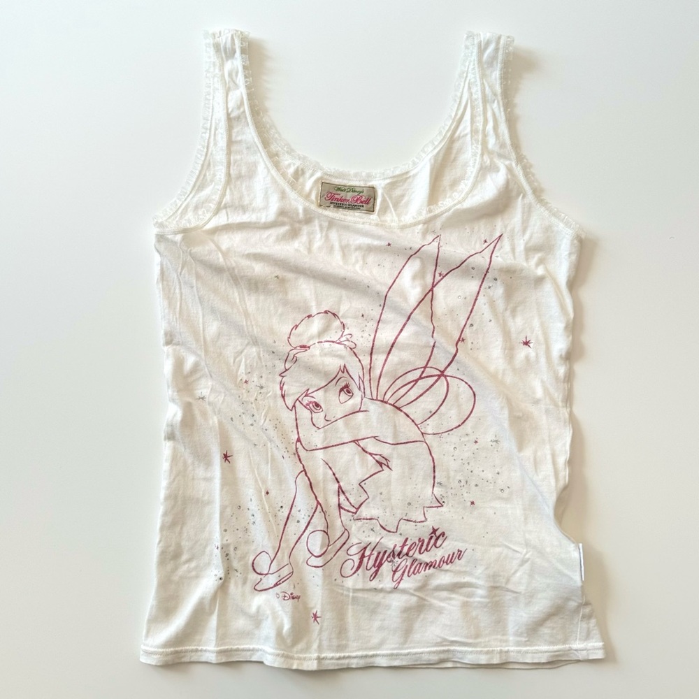 Hysteric Glamour "Tinker Bell" Vintage Graphic Tank Top